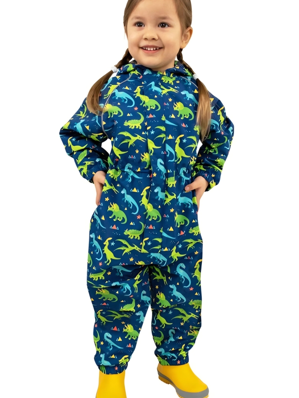 Kids' 2T Jan & Jul Fleece Lined Splash Suit - EUC